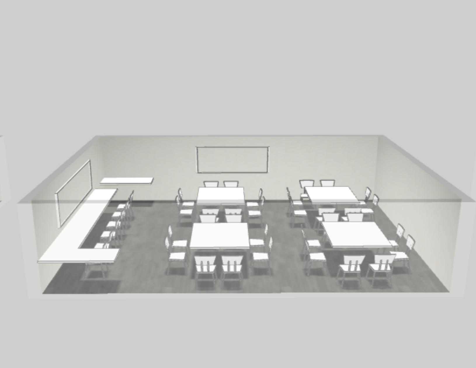 Coworking-Event space sitting arrangement 2